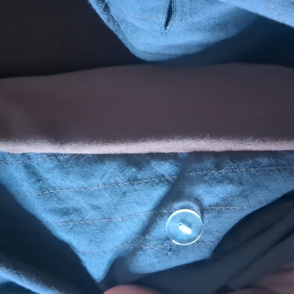 REVOLUTION* size 18 gray quilted 3/4 sleeve dbl breasted belted collared jacket - Picture 10 of 14